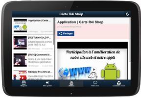 Carte R4i Shop capture d'écran 1