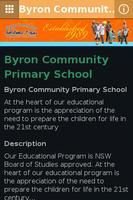 Byron Community Primary School poster