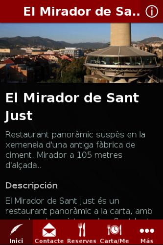 Restaurant Mirador Sant Just For Android Apk Download