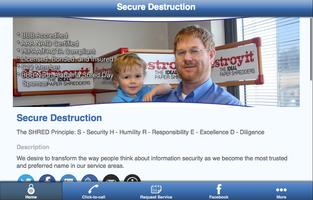 Secure Destruction Service captura de pantalla 2