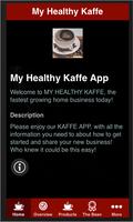 My Healthy Kaffe poster