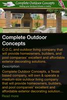 Complete Outdoor Concepts Affiche