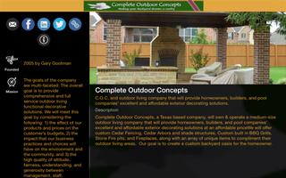 Complete Outdoor Concepts capture d'écran 2
