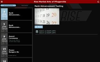 Rise Martial Arts تصوير الشاشة 2