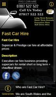 Fast Car Hire تصوير الشاشة 1