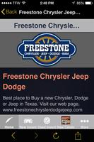 Freestone Chrysler Jeep Dodge Cartaz