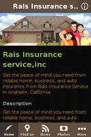 Rais Insurance service,inc 海报