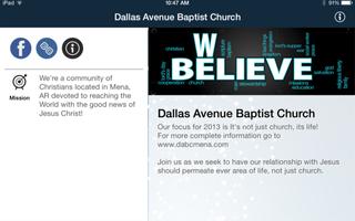 برنامه‌نما Dallas Avenue Baptist Church عکس از صفحه