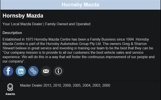 برنامه‌نما Hornsby MAZDA عکس از صفحه