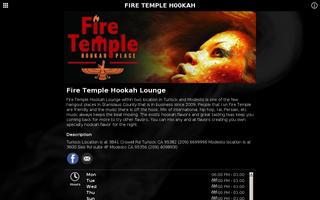 FIRE TEMPLE HOOKAH LOUNGE capture d'écran 2