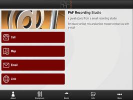 PAF Recording Studio capture d'écran 1