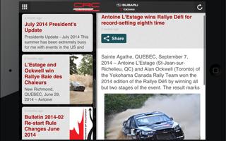 Canadian Rally Championship ảnh chụp màn hình 3