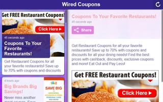 Wired Coupons screenshot 2