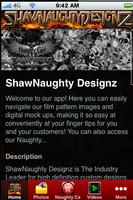 ShawNaughty Designz Cartaz