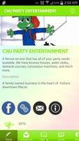 CWJ PARTY RENTALS الملصق
