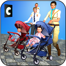 Triplets Baby Born Virtual Mother Game APK