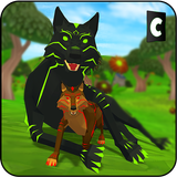 Wolf Family Simulator 3D أيقونة