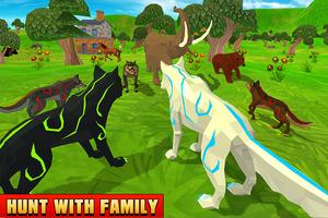 Wolf Family Simulator 3D capture d'écran 2