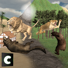 Animal Battle Simulator ไอคอน