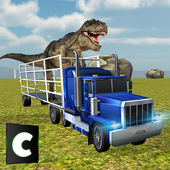 Dinosaur Zoo Transport Truck Simulator icon