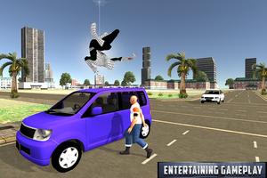 Flying Spider Hero Crime Simulator ảnh chụp màn hình 1