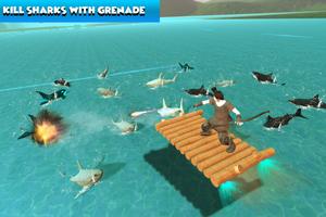 Flying Raft Shark Island Screenshot 2