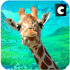 Giraffe Family Jungle Simulator ไอคอน