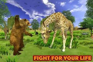 1 Schermata Giraffe Family Jungle Simulator