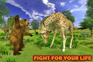 Giraffe Family Jungle Simulator ภาพหน้าจอ 1