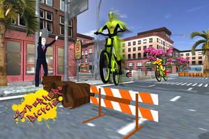 Superheroes Bicycle Stunts capture d'écran 2