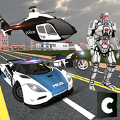 Police Transform Robot Hero Mod apk son sürüm ücretsiz indir