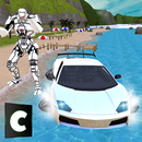 Robot Car: Angry Blue Shark APK