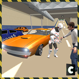 Robot xe có người phục vụ