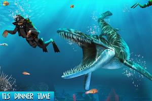 Sea Monster Megalodon City Affiche