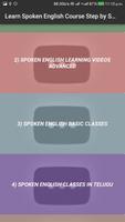 Learn Spoken English Course Step by Step VIDEO App Ekran Görüntüsü 1