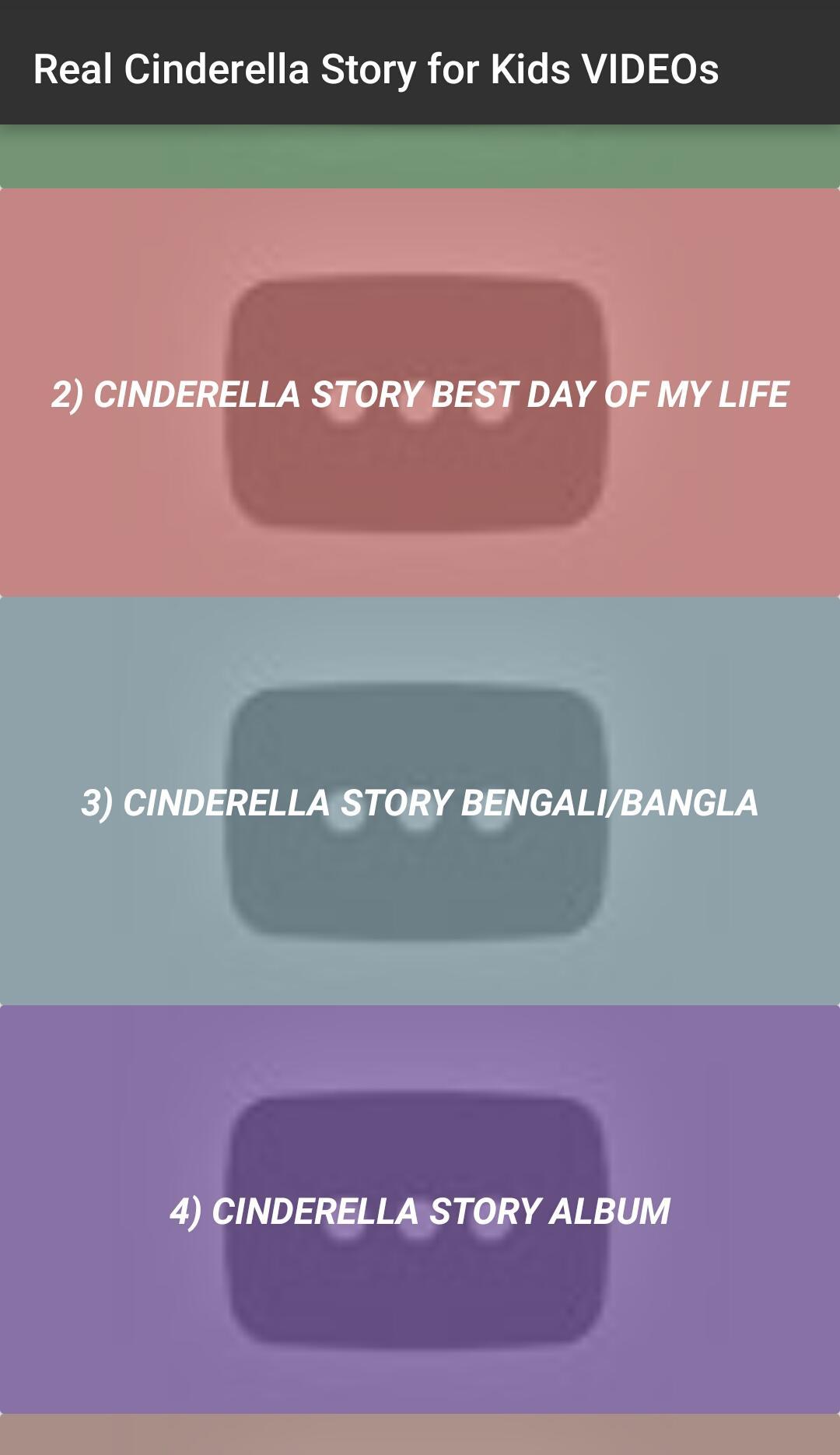 Real Cinderella Story for Kids VIDEOs App APK voor Android Download Real Cinderella Story for Kids VIDEOs App APK voor Android Download
