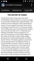 Congo Constitution capture d'écran 2