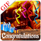 Congratulations Animated GIF-icoon