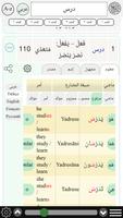 Arabic verb conjugation screenshot 2