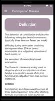Constipation Disease screenshot 1