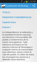 Constitución de Nicaragua syot layar 2