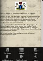 Constitution of Nigeria اسکرین شاٹ 1