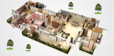 House Plan Ideas 3D