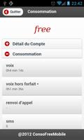 Suivi Conso Free Mobile 스크린샷 1