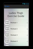 Ladies Thigh Exercise Guide capture d'écran 1