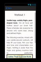 Ladies Thigh Exercise Guide capture d'écran 2