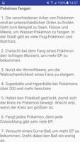 Handbuch für Pokémon GO スクリーンショット 1