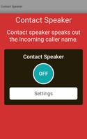 Contact speaker ポスター