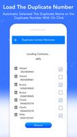 Duplicate Contacts Remover ภาพหน้าจอ 1