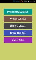 BCS Syllabus & Marks Distribution poster